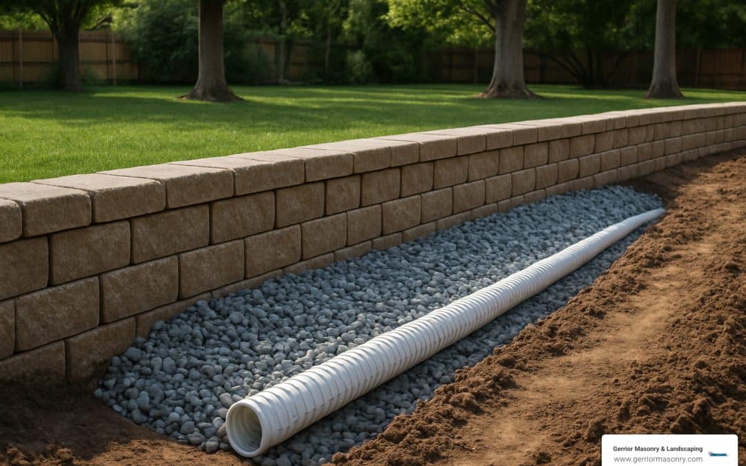 Keep Calm and French Drain On—Protecting Your Retaining Wall
