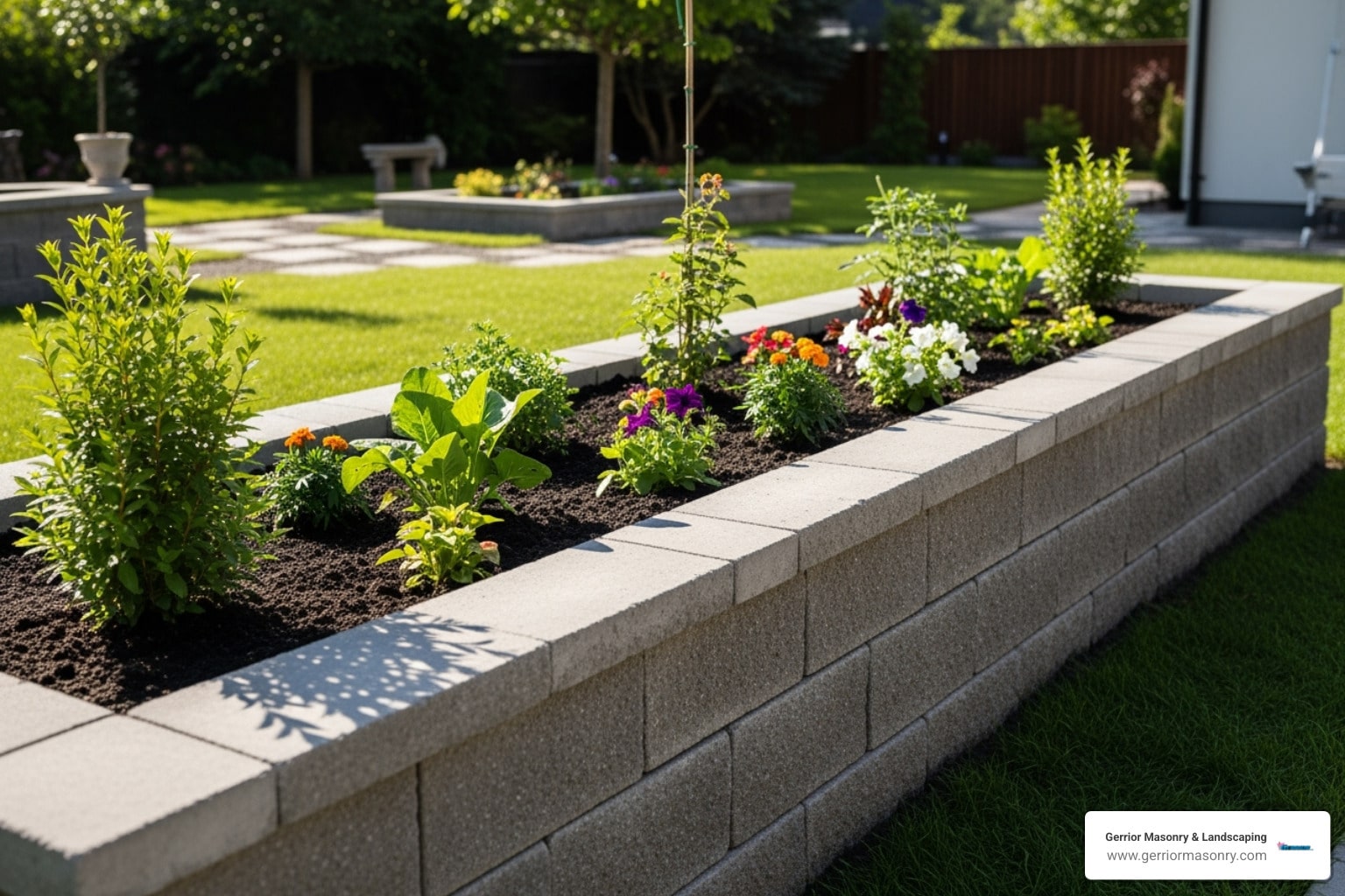 The Solid Choice: Building a Concrete Block Garden Wall