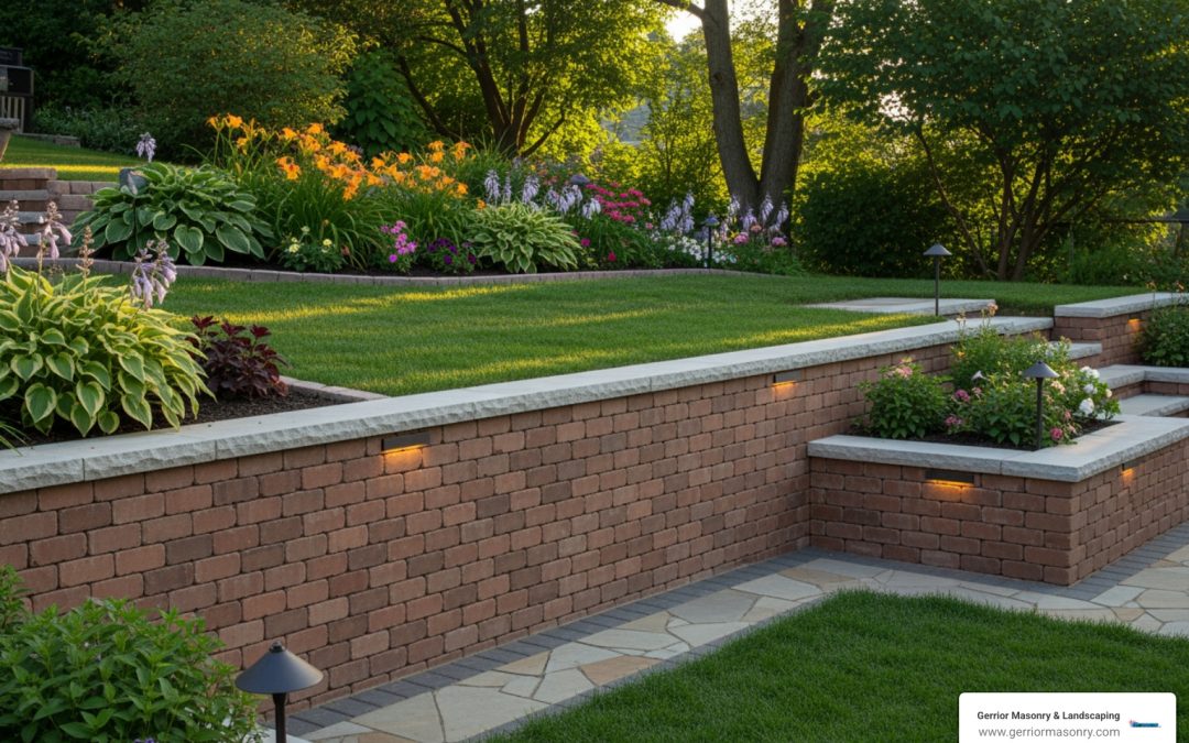 Unlock Your Yard’s Potential: Creative Brick Retaining Wall Ideas