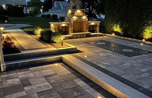Patio+Outdoor Firepit Installation by Gerrior
