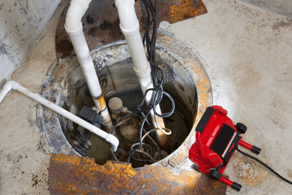 putting a sump pump in basement
